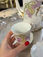 Tējas/Kafijas, Porcelāna Servīze, *Tējkannai ir neliela plaisa osītē (4534) - Image 9