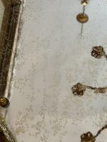 spoguļa paplāte, liela izmēra "vanity mirror tray / plateau de toilette" , spogulis ir novecojis ar pleķiem (5790) - Image 11