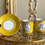 Maza Izmēra Porcelāna Krūzītes ar Iniciāļiem (4017)