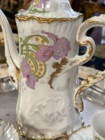 Tējas/Kafijas, Porcelāna Servīze, *Tējkannai ir neliela plaisa osītē (4534) - Image 6