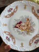 “Limoge” porcelāna šķīvis ar eņģeļiem, vidēja izmēra (7210) - Image 2