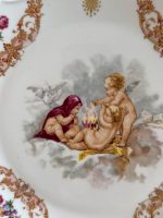 “Limoge” porcelāna šķīvis ar eņģeļiem, vidēja izmēra (7210) - Image 3