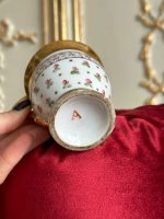 Porcelāna Krūzīte ar Ziedu Motīvu un Greznu Osīti (2992) - Image 11