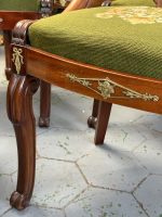 Exclusive Empire style set with 6 chairs, 4 chairs without armrests, 2 chairs with armrests, with bronze detailing (7094) - Image 22