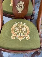 Exclusive Empire style set with 6 chairs, 4 chairs without armrests, 2 chairs with armrests, with bronze detailing (7094) - Image 20
