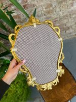 Gold Colored Mirror, Small Size, Plastic (3470) - Image 8