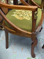 Exclusive Empire style set with 6 chairs, 4 chairs without armrests, 2 chairs with armrests, with bronze detailing (7094) - Image 11