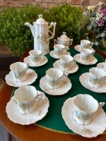 Antīka porcelāna tējas un kafijas tasīšu servīze 12 personām ar ābeļziedu dekoru (Antique Porcelain Tea & Coffee Cup Service for 12 Persons) (3833) - Image 5