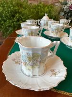 Antīka porcelāna tējas un kafijas tasīšu servīze 12 personām ar ābeļziedu dekoru (Antique Porcelain Tea & Coffee Cup Service for 12 Persons) (3833) - Image 10
