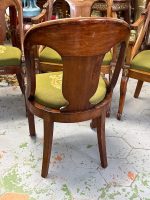Exclusive Empire style set with 6 chairs, 4 chairs without armrests, 2 chairs with armrests, with bronze detailing (7094) - Image 28
