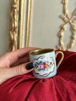 Maza Izmēra Porcelāna Krūzīte ar Ziedu Motīviem, "Limoge" (4012) - Image 2