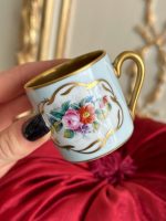 Maza Izmēra Porcelāna Krūzīte ar Ziedu Motīviem, "Limoge" (4012) - Image 5