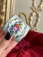 Maza Izmēra Porcelāna Krūzīte ar Ziedu Motīviem, "Limoge" (4012) - Image 7