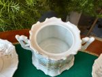 Antīka porcelāna tējas un kafijas tasīšu servīze 12 personām ar ābeļziedu dekoru (Antique Porcelain Tea & Coffee Cup Service for 12 Persons) (3833) - Image 21