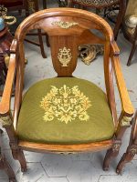 Exclusive Empire style set with 6 chairs, 4 chairs without armrests, 2 chairs with armrests, with bronze detailing (7094) - Image 10