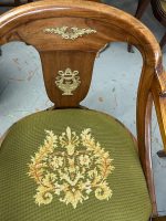 Exclusive Empire style set with 6 chairs, 4 chairs without armrests, 2 chairs with armrests, with bronze detailing (7094) - Image 18