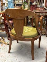Exclusive Empire style set with 6 chairs, 4 chairs without armrests, 2 chairs with armrests, with bronze detailing (7094) - Image 27