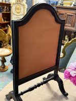 Melnkoka toņa spoguļa aizslietnis — Napoleona III stilā (Ebonized Wood Mirror Screen in Napoleon III Style) (5730) - Image 10