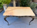 Metall-Couchtisch mit Steinplatte (2741) – Bild 3