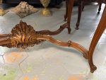 Louis XV Style Carved Table with Drawer — Napoleon III Era (7093) - Image 10