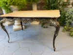 Metall-Couchtisch mit Steinplatte (2741) – Bild 7