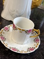 Limoges porcelāna kafijas servīze ar rožu vītni — Art Deco stilā (Limoges Porcelain Coffee Service with Rose Garland — Art Deco Style) (6878) - Image 10