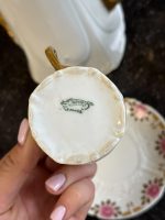 Limoges porcelāna kafijas servīze ar rožu vītni — Art Deco stilā (Limoges Porcelain Coffee Service with Rose Garland — Art Deco Style) (6878) - Image 15