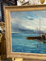 Majestātiska un Monumentāla 1931. Gada Marīnas Oriģinālglezna (large framed maritime oil painting) — Marīnas un postimpresionisma žanrā, (5567) - Image 7