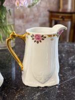 Limoges porcelāna kafijas servīze ar rožu vītni — Art Deco stilā (Limoges Porcelain Coffee Service with Rose Garland — Art Deco Style) (6878) - Image 5