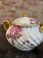 porcelāna cukurtrauks un piena krūze (6877) - Image 3