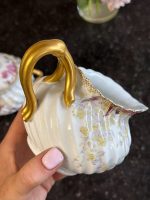 porcelāna cukurtrauks un piena krūze (6877) - Image 10
