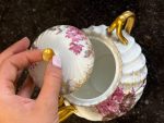 porcelāna cukurtrauks un piena krūze (6877) - Image 11