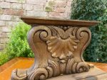 Wooden decor, gold color, small size (2808) - Image 2