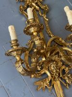 Monumentāla Bronzas Bra sienas lampa ar maskaronu — Luija XVI stils, Francija, circa 1770–1790 (4969) - Image 20