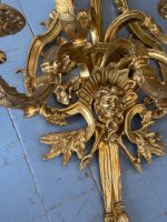 Monumentāla Bronzas Bra sienas lampa ar maskaronu — Luija XVI stils, Francija, circa 1770–1790 (4969) - Image 17