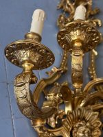 Monumentāla Bronzas Bra sienas lampa ar maskaronu — Luija XVI stils, Francija, circa 1770–1790 (4969) - Image 18