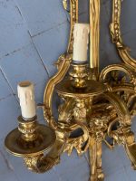 Monumentāla Bronzas Bra sienas lampa ar maskaronu — Luija XVI stils, Francija, circa 1770–1790 (4969) - Image 16