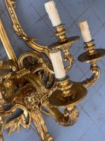 Monumentāla Bronzas Bra sienas lampa ar maskaronu — Luija XVI stils, Francija, circa 1770–1790 (4969) - Image 15