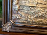 Metal Painting in Wooden Frame (3710) - Image 4