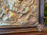 Metal Painting in Wooden Frame (3710) - Image 2