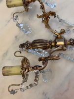Pair of Crystal Wall Sconces, Medium Size (5351) - Image 10