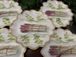 Grezni Sparģeļu, Porcelāna Trauki ar Zelta Akcentu (4215) - Image 2