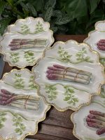 Grezni Sparģeļu, Porcelāna Trauki ar Zelta Akcentu (4215) - Image 4