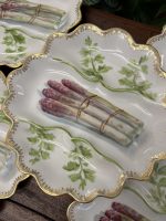Grezni Sparģeļu, Porcelāna Trauki ar Zelta Akcentu (4215) - Image 6