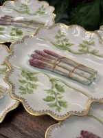 Grezni Sparģeļu, Porcelāna Trauki ar Zelta Akcentu (4215) - Image 7