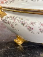 izsmalcināta porcelāna terīne ar ļoti bagātīgu zeltījumu, vidēji liela izmēra (7219) - Image 12