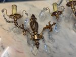 Pair of Crystal Wall Sconces, Medium Size (5351) - Image 4
