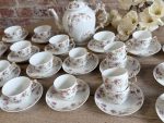 Antīka porcelāna tējas un kafijas servīze 16 personām ar divu veidu tasītēm (Antiquarian Porcelain Tea & Coffee Service for 16 Persons) (5603) - Image 6