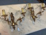 Pair of Crystal Wall Sconces, Medium Size (5351) - Image 2