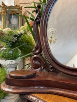 Mahogni speilbord med smykkeskrin – Louis Philippe-stil - Bilde 3